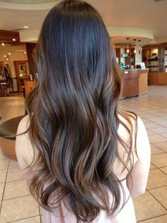 Seamless balayage blended with my natural hair color. | Yelp Grow Long Healthy Hair, Black Hair Balayage, Long Healthy Hair, Balayage Highlights, Beautiful Long Hair