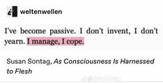 the words are written in pink and black on a piece of paper that says, i've become passive don't inventt