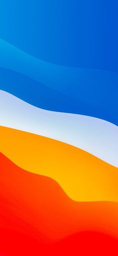 an orange and blue abstract background with wavy lines in the foreground, to the left