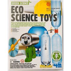 an advertisement for the eco science toys program