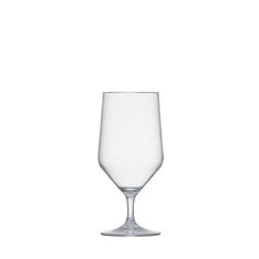 an empty wine glass on a white background