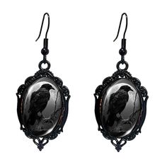 PRICES MAY VARY. Gothic Earrings:They are earrings crafted for halloween,designed with gothic style and dark style, it is the halloween jewelry for women. festival costumes,suit for lady,princess,vampires,fancy,witch,bat,cat cosplay. They are designed for daily life and everyday wear. Size Information:Bat size:6.3cm*3.7cm This raven pendent necklace chain length is 45+5cm,and weight is 18g,it is easy to wear and suitable for men and women. Material:Witch earrings is made of copper material,hard Victorian Bat Jewelry, Vampire Earrings, Goth Victorian, Dark Earrings, Bat Cat, Earrings Punk, Goth Earrings, Witch Earrings, Dark Style