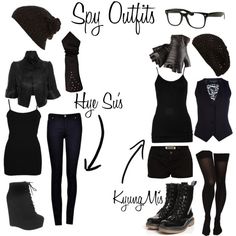 spy costume ideas women - Google Search Spy Costume Ideas, Spy Costume Women, Spy Wear, Spy Costume, Agent Outfit, Spy Camp, Spy Halloween, Spy Dress, Detective Party