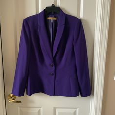 Nixon Boutique Purple 2 Button Blazer, Size 12, 97% Polyester, 3 % Elastane, Nwot, Great Work Blazer. Note Top Button Fell Off (Missing) I Can’t Not Locate Where Placed. Joker Costume, Purple Blazer, Work Blazer, Blazer Women, Nixon, Blazer Buttons, Blazers For Women, Blazer Suit, Suit Jacket