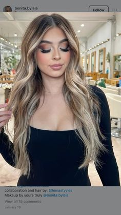 Blonde Long Extensions, Full Blonde Hair For Brunettes, Medium Blonde Balayage, Blonde Balayage With Money Piece, Sabrina Hair, Dunk Outfits, Blonde Hair For Brunettes, Ash Blonde Hair Balayage, Fall Blonde Hair Color