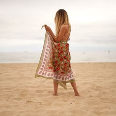 Our cotton boho handmade block print sarongs are perfect as a swimsuit cover up, beach skirt, scarf, shawl, quick drying beach blanket. This lovely tropical, beautiful and bold pareo beach sarong is perfect for so many occasions! Use it as a miniskirt, strapless top or just tie it around your waist as a swim cover pareo de playa cover up. One size fits all. Size approx 120*180cm. Being handmade there might be a slight variation in size. Material - 100% cotton. Please note, we have warehouses bot Handmade Multicolor Swimwear For Beach, Bohemian Wrap Swimwear For Vacation, Handmade Multicolor Beach Swimwear, Green Bohemian Sarong For Summer, Green Bohemian Sarong For Vacation, Summer Printed Sarong For Beach, Summer Beach Printed Sarong, Bohemian Sarong For Poolside Vacation, Bohemian Summer Sarong For Vacation