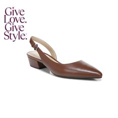 in stock Designer Pumps, Cocoa Brown, Naturalizer Shoes, Mens Trends, Slingbacks, Pump Dress, Slingback Pump, Leather Dress, Dillard's