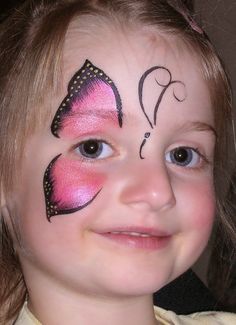 Butterfly Face Painting Design Tutorial - great info on changing up the design, makes it look so easy. Description from pinterest.com. I searched for this on bing.com/images Butterfly Face Paint, Butterfly Eyes, Butterfly Makeup, Butterfly Face, Painting Tattoo