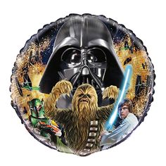 Buy Balloons Star Wars Foil Balloon, 18 Inches sold at Party Expert Star Wars Balloons, Star Wars Themed Birthday Party, Star Wars Theme Party, Classic Star Wars, Star Wars Birthday Party, Star Wars Birthday, Star Wars Party, Halloween Items, Mylar Balloons