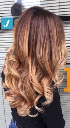 Wavy Hair, Balayage, Caramel, Blonde, Hair