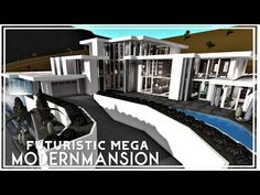 the futuristic megamoer mansion is shown in this image