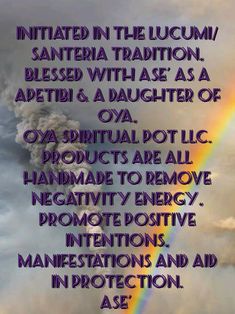 Initiated in Lucumi/ Santeria, Apetibi and a daughter of Oya, Oya Spiritual Pot LLC. products are all handmade to remove negativity energy, promote positive intentions, manifesting and protection. May your manifestation being! Oya Spiritual Pot " Spiritual Herbal Crystal Bath Salt" is hand blended and smudge with sage to remove negative energy. Each bag is blended with positive intentions and energy. Each 1lb bag comes with 1 Tumble Stone to start your Herbal crystal cleansing journey. *One Love " Crystal Salt Bath" includes Love Drawing Herbs, Essential Oils & Rose Quartz Crystal *Fortunately Blessed " Crystal Salt Bath" includes Money Drawing Herbs, Essential Oils & Adventurine Crystal *Energy Shield " Crystal Salt Bath" includes Banishing Herbs, Essential Oils & Black Obsidian Crystal * Banishing Herbs, Adventurine Crystal, Crystal Cleansing, Energy Shield, Blue Tiger Eye Bracelet, Remove Negativity, Money Drawing, Positive Intentions, Salt Bath