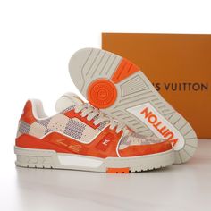 LUV Trainer Orange Sneakers Available size 38-45It comes with a Dust box, Care manual, Tag, and Paper bag. Contact for Further Details Orange Sneakers, Trendy Streetwear, Streetwear Outfits, Urban Outfits, Casual Street Style, Designer Sneakers, Oversize Hoodie, Urban Fashion, Streetwear Fashion