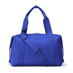 Landon Carryall - Weekend Bag and Gym Bag | Dagne Dover Functional Blue Everyday Satchel, Everyday Functional Blue Luggage, Blue Rectangular Bag For Commuting, Functional Blue Everyday Luggage, Functional Everyday Blue Gym Bag, Functional Everyday Blue Luggage, Versatile Blue Bag For Commuting, Versatile Blue Bags For Commuting, Neutral Bag