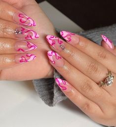 Nail Inspo For Summer, Nails Simple Summer, Summer Nails Simple, Pink Nail Inspo, Simple Summer Nails, Summer Nails Summer, Summer Nails 2024, Nails Summer Nails, Hello Nails