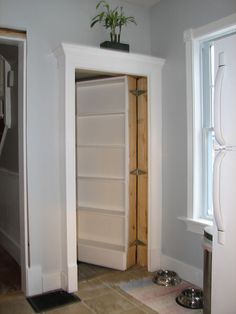 an open door leading into a dog's room