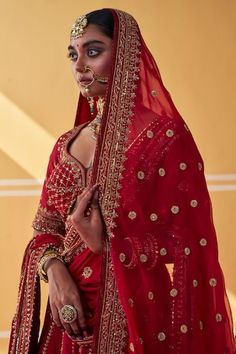 Maroon attached cancan lehenga with aari, dori, sequin, cutdana, bead, zardozi embroidery in leaf pattern. Paired with checkered embroidered padded blouse and two dupattas. - Aza Fashions Eid Sharara With Tilla Detailing, Eid Semi-stitched Tilla Sharara, Eid Reception Sharara With Tilla Embroidery, Eid Reception Sharara With Tilla Detailing, Semi-stitched Floor-length Tilla Sharara, Eid Reception Dupatta With Tilla Detail, Festive Floor-length Sharara With Tilla Details, Festive Floor-length Sharara With Tilla, Floor-length Dori Work Sharara For Traditional Ceremonies