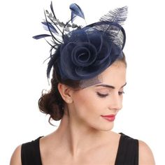 Material:This Charming Hat Is Composed Of Mesh,Organza,Feathers,Clip And Headband.The Color May Vary Slightly From The Online Image Due To Monitor Color Settings. The Fascinators Is Reversible And Removable On The Headband, You Can Free Combination Of Them, And It Is Easy To Wear With A Comfortable Headband Or The Hair Clip To Secure To The Hair. Classic Design Exterior With Flower Feather Decoration Hair Clip For Derby. Bridal Fascinator Clip For Unique Wedding And Party Accessories. Specially Chic Blue Party Hat, Blue Feather Trim Mini Hat For Kentucky Derby, Blue Feathered Fascinator For Summer, Blue Feather Fascinator For Summer, Spring Costume Hats And Headpieces With Blue Feathers, Blue Feathered Costume Hats And Headpieces For Spring, Blue Mini Hat With Feather Trim For Kentucky Derby, Blue Feathered Summer Fascinator, Blue Feathered Mini Hat For Summer