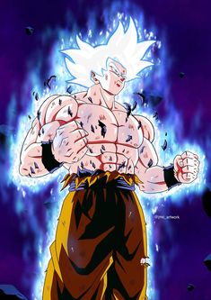 an image of a dragon ball fighter with his arms out in front of the camera