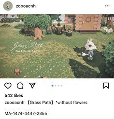 an image of someone's yard with flowers and animals in the grass on twitter