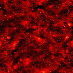 an image of red and black space with stars