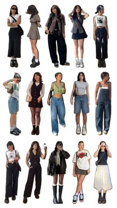 Dance Style Outfits, Creative Outfits, Downtown Outfits, Summer Fashion Outfits, Korean Street Fashion, Casual Style Outfits, Retro Outfits, Outfits Casuales, Aesthetic Outfits