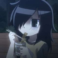 Manga Banner, Scene Pfp, Eating Noodles, Simple Anime, Im Going Crazy, Epic Art, Cutie Patootie