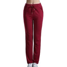 Women's Sweatpants Pants Trousers High Waist Full Length claret Fall 2024 - $14.99 Light Hair, Type Of Pants, Fall 2024, Womens Sweatpants, Pants Trousers, Active Wear For Women, Clothing And Shoes, Full Length, Going Out