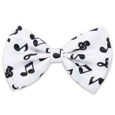 Adjustable White Bow Tie With Decorative Bow, White Adjustable Bow Tie For Black Tie Occasions, Adjustable White Bow For Black Tie Occasion, Music Teacher Outfits, Music Note Dress, Free Spirit Art, Black Notes, Fantasy Fest, Notes Style