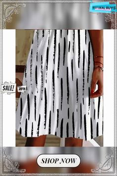 Women's Casual Dress Shift Dress Print Dress Geometry Print V Neck Mini Dress Active Fashion Outdoor Daily Short Sleeve Regular Fit White Spring Summer S M L Xl Xxl Casual Printed A-line Sundress, Casual Printed Knee-length Sundress, Casual Knee-length Printed Sundress, Casual A-line Printed Sundress, White A-line Printed Sundress, Casual Printed Mini Sleeveless Dress, Striped Knee-length Summer Dress, Spring Striped Knee-length Sleeveless Dress, Casual Striped Shift Dress