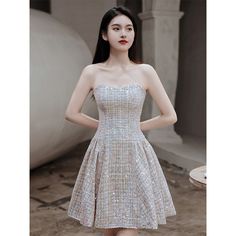 Fitted Mini Dress With Sweetheart Neckline For Banquet, White Party Dress With Heart-shaped Neckline, A Line Shorts, Short Prom Dress, Sweetheart Dress, Sequin Shorts, Short Prom, Sequin Mini, Sequin Mini Dress