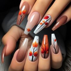 Halloween Nail Polish, Fancy Nail Art, Spring Nail Designs, Chic Halloween, Fall Nail Art, Nail Polish Collection