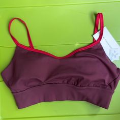 Brand New Thrive Society Sport Bra In Medium. Fig And Red Color. Removable Padding. Red Sleeveless Sports Bra With Built-in Bra, Red Sports Bra With Built-in Bra For Summer, Red Sports Bra With Built-in Bra, Red Fitted Sports Bra With Built-in Bra, Red Yoga Top With Built-in Bra, Red Yoga Tops With Built-in Bra, Red Tops With Built-in Bra For Yoga, Red Dog, Sport Bra