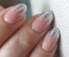 Graduation Manicure, Nail Blog, Grunge Nails, Her Nails, Cute Gel Nails, Bride Nails, Nail Designs Glitter, Oval Nails