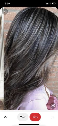 Natural Curly Hair Cuts, Dark Hair With Highlights, Beautiful Hair Color, Hair Color And Cut