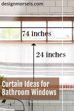 Curtain Ideas for Bathroom Windows Bathroom Cozy, Diy Designs, Privacy Curtains, Curtain Ideas, Bathroom Windows, Window Design, Diy Design