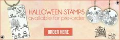 halloween stamps available for pre - order from order here click to see more stamp options