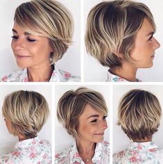 Awkward Short Hair Stage, Hair Trends 2023 Short, Women’s Short Hairstyles For Fine Hair, Short Hairstyles For Thinning Hair Women, Pixie Bob Haircut For Thick Hair, Buzzed Pixie Haircut, Short Bob For Fine Hair, Short Pixie Bob Hairstyles, Balayage Pixie