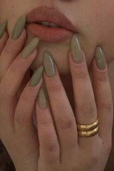 Smink Inspiration, Grunge Nails, Green Nail, Makijaż Smokey Eye, Soft Nails, Funky Nails, Pretty Acrylic Nails, Best Acrylic Nails