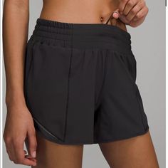 Nwt Lululemon Hotty Hot Shorts! Black. Can Add Pictures Of Actual Shorts As Well! White Lululemon Shorts, Black Lululemon Shorts, Lululemon Speed Up Shorts, Lime Green Shorts, Lululemon Hotty Hot Shorts, Hot Short, Hotty Hot Shorts, Hot Shorts, Lululemon Shorts