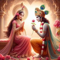 Rukmani Krishna Marriage, Godess Radha, Krishna Marriage, Rukmani Krishna, Shiv Bhagwan, Shri Radhe, Ram Image, New Love Quotes, Wallpaper Photo Gallery