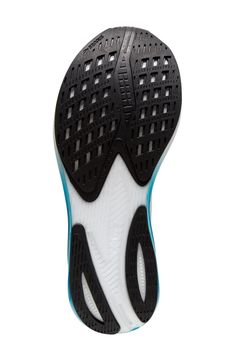 Glide from stride to stride in this nitrogen-infused running shoe bolstered by ultralight cushioning and an updated midsole for speedier transitions. THE DNA Flash nitrogen-infused midsole combines with the durable rubber outsole to work together to deliver a powerful toe-off and more speed. Rubber technology in the forefoot and heel are strategically placed to conserve weight and promote fast transitions. Neutral: provides soft, even cushioning with an emphasis on comfort during any activity Li Shoe Men, Emphasis, Running Shoes For Men, Running Shoe, Nordstrom Rack, White Blue, Running Shoes, Flash, Size 10