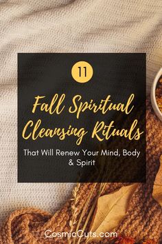 Restore yourself through spiritual cleansing and start the fall season by tapping into your highest potential. There's no better time than now to start fresh! #spiritualcleansing https://cosmiccuts.com/blogs/healing-stones-blog/fall-spiritual-cleansing-rituals Ritual Vitamins, Spiritual Cleansing Bath, Cleansing Rituals, Positive Energy Crystals, Renew Your Mind, Feng Shui Crystals, Cleansing Spray, Feng Shui Tips, Positive Energy Quotes