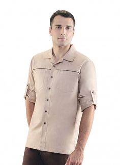 Housekeeping Uniform, Work Outfit, Casual Button Down Shirt, Button Down Shirt, Men Casual, Mens Tops, Clothes