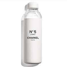 Nwt N5 L’eau Bottle Factory 5 Collection An Elegant Glass Water Bottle Marked With The Same Visual Identity As The N5 L’eau Fragrance Bottle. Comes In Chanel Box. Perfume Chanel, Glass Water Bottles, Chanel Hat, Chanel Black And White, Chanel N° 5, Chanel Crossbody, Chanel Box, Fragrance Bottle, Chanel Store