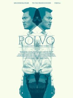 the movie poster for polvo, which features two men in white shirts and ties