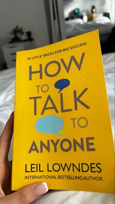 the book how to talk to anyone is being held up