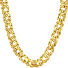 PRICES MAY VARY. Title: LIFETIME JEWELRY 7.7mm Venetian Chain Necklace for Women & Teen 24k Gold Plated. Product Type: Departments > Women > Jewelry > Necklaces > Chains Solid Gold Jewelry, Polish Jewelry, Cleaning Jewelry, Necklace For Women, Gold Plated Jewelry, Real Gold, Jewelry Plate, Chains Necklace, Womens Jewelry Necklace