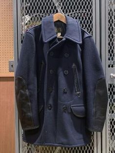 Double Earl RRL RALPH LAUREN Limited Edition Shot P Coat Men's  | eBay Casual Navy Pea Coat With Pockets, Navy Fitted Casual Pea Coat, P Coat, Brands Outlet, Mens Coats, Vest Jacket, Limited Edition, Mens Accessories, Ralph Lauren