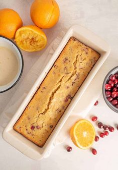 The Best Cranberry Orange Bread is sweet, gorgeous, and perfect for giving as a gift! Made with tangy orange zest, melted butter, and fresh cranberries - it is the perfect winter treat. Christmas Recipe Ideas, Orange Cranberry Bread, Desserts Bread, Simple Sides